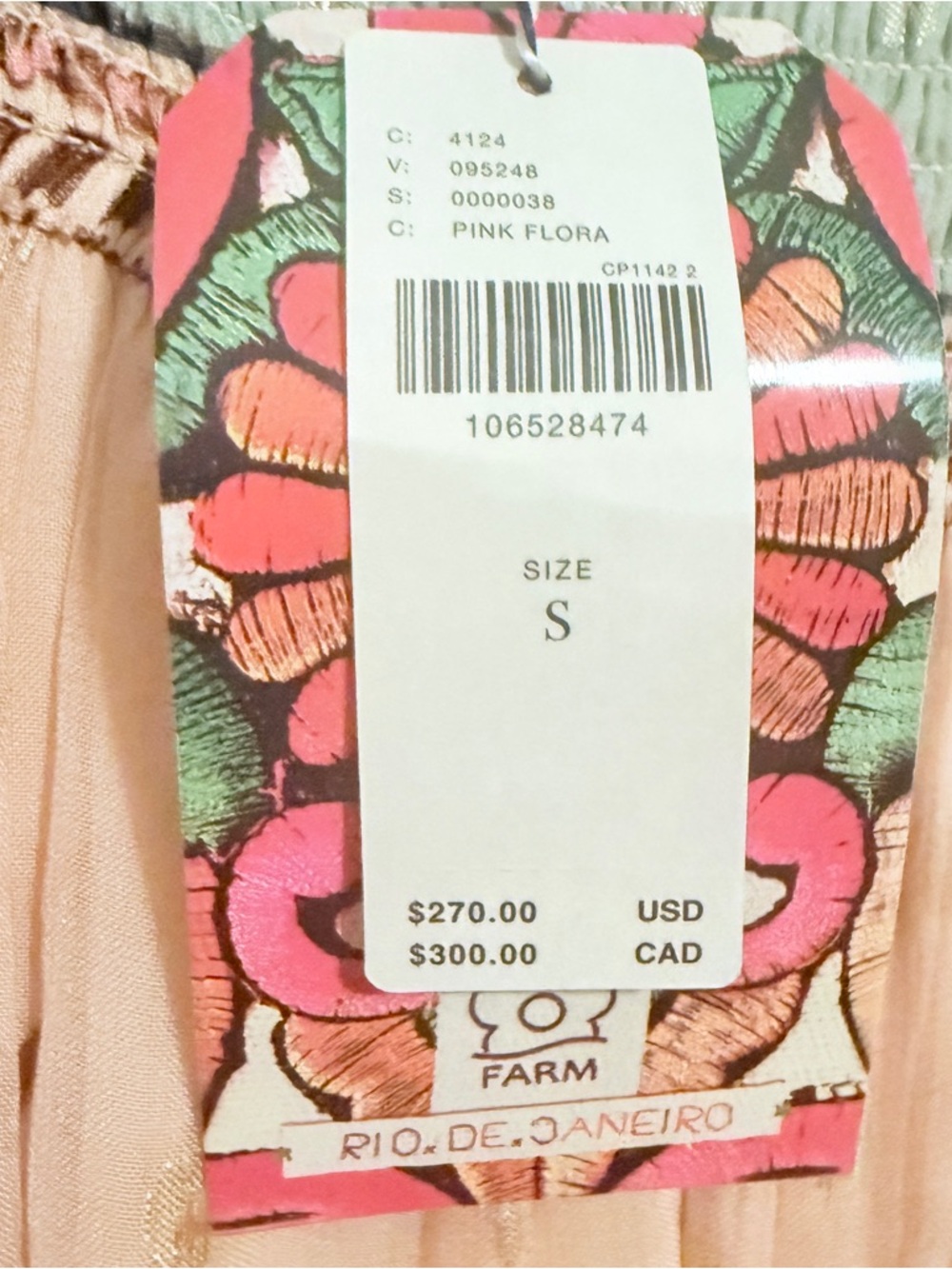 Farm Rio Boho Strapless Jumpsuit in Saigon Print - Picture 5 of 9